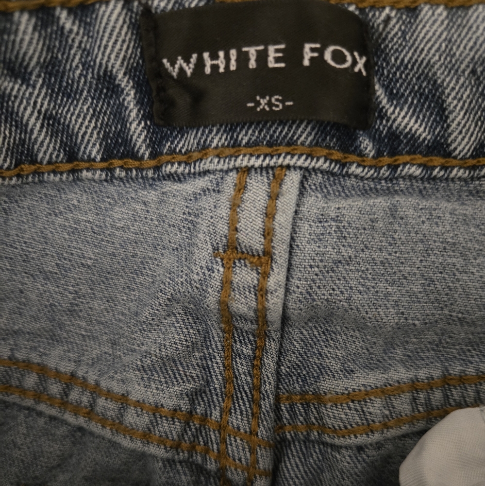 White Fox Boutique Denim Maxi Skirt XS - Picture 5 of 5